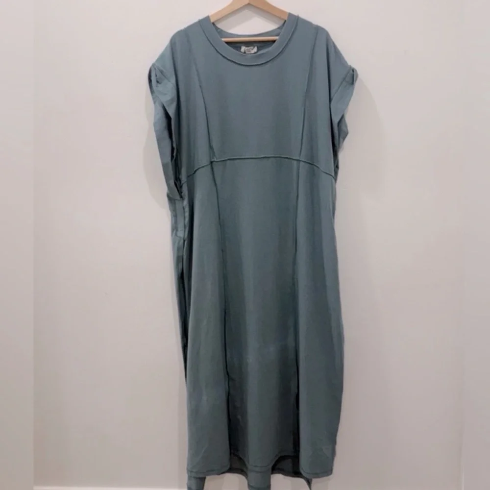 Free People Sage Green Midi Dress - Picture 6 of 10